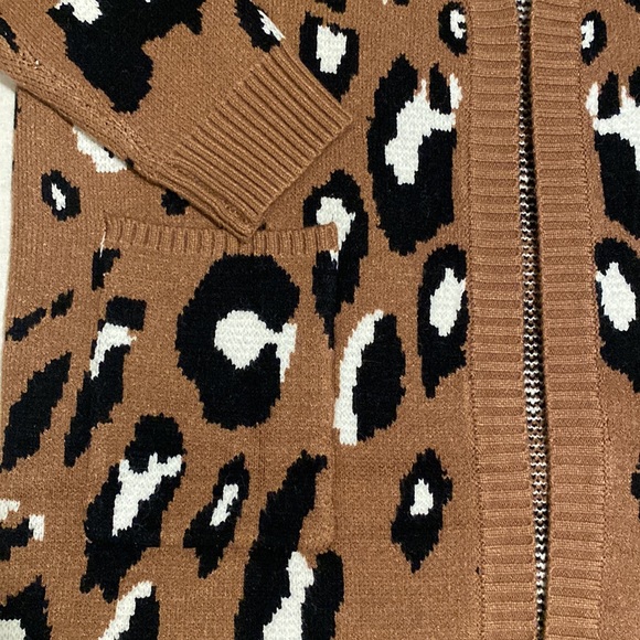 Hers & Mine Leopard Print Open Front Cardigan - Picture 6 of 11